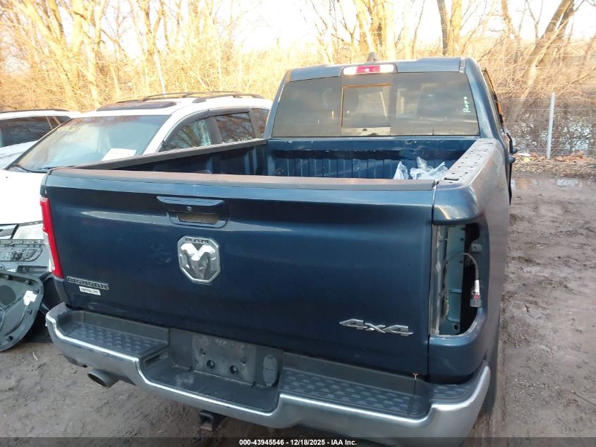 2021 Ram 1500 Big Horn 4X4 6'4 Box VIN: 1C6SRFBT8MN618689 Lot: 43945546