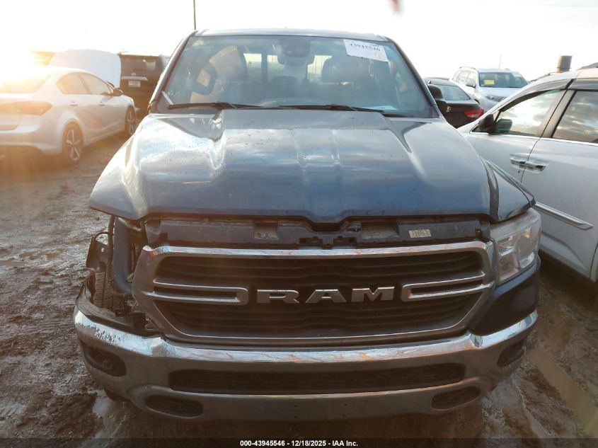 2021 Ram 1500 Big Horn 4X4 6'4 Box VIN: 1C6SRFBT8MN618689 Lot: 43945546