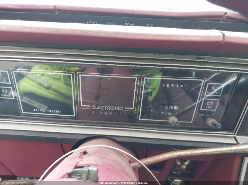 1980 Ford Thunderbird VIN: 0G87F129695 Lot: 43945547