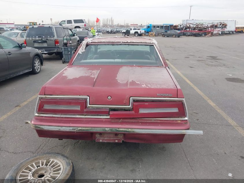 1980 Ford Thunderbird VIN: 0G87F129695 Lot: 43945547