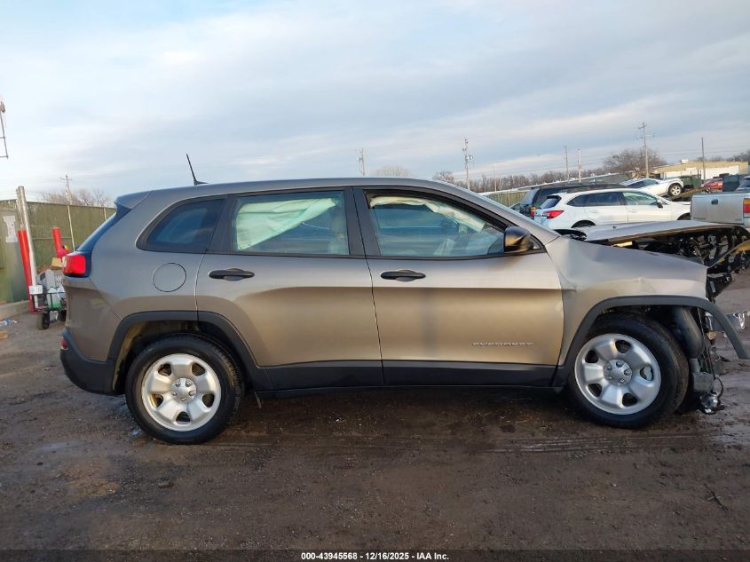 2016 Jeep Cherokee Sport VIN: 1C4PJLAS6GW230808 Lot: 43945568
