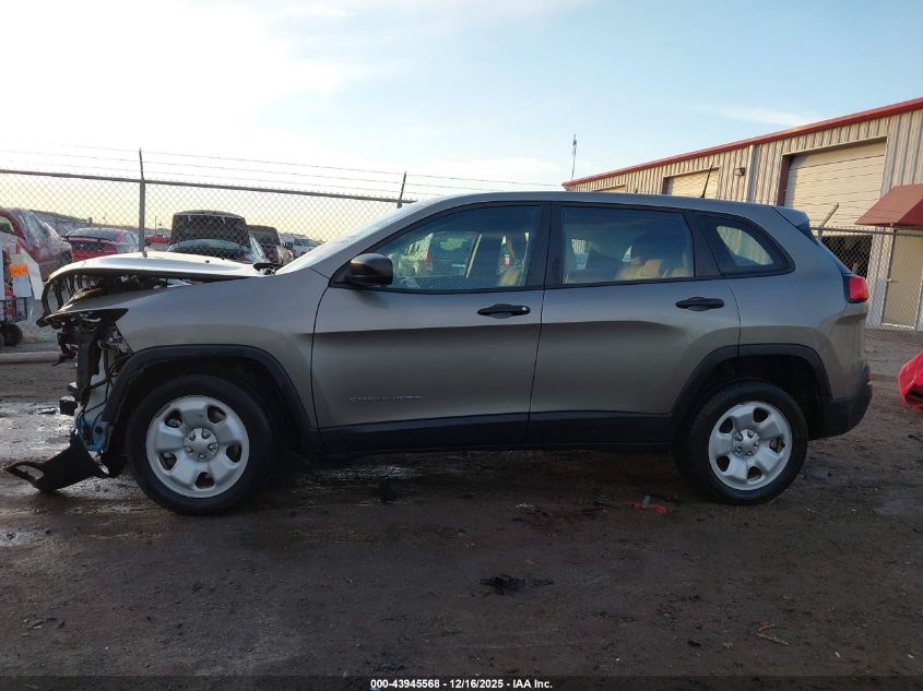 2016 Jeep Cherokee Sport VIN: 1C4PJLAS6GW230808 Lot: 43945568