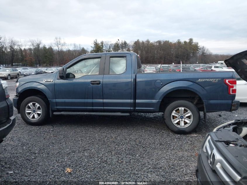 2018 Ford F-150 Xl VIN: 1FTEX1EP8JFE53598 Lot: 43945569