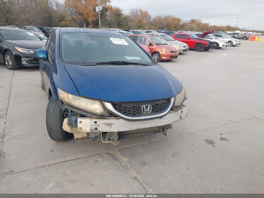 2013 Honda Civic Lx VIN: 2HGFB2F59DH562081 Lot: 43945572