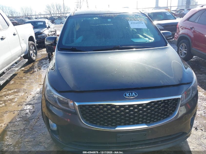 2016 Kia Sedona Sx VIN: KNDMC5C15G6125559 Lot: 43945579