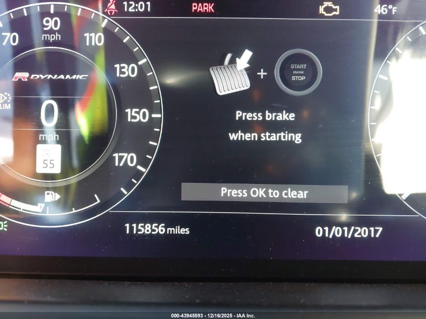 2018 Land Rover Range Rover Velar P380 Se R-Dynamic VIN: SALYL2RV2JA760097 Lot: 43945593