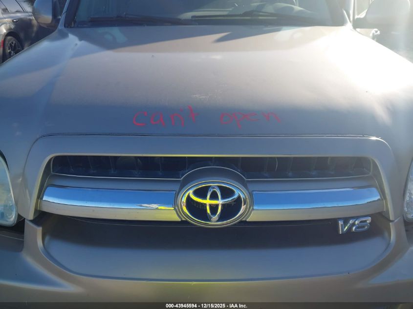2006 Toyota Sequoia Sr5 V8 VIN: 5TDZT34A66S271878 Lot: 43945594