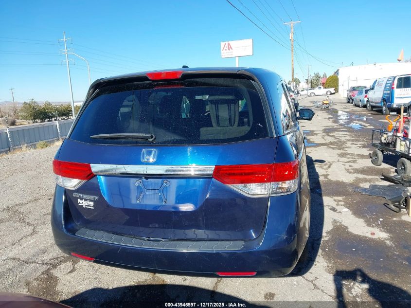 2016 Honda Odyssey Ex-L VIN: 5FNRL5H63GB068499 Lot: 43945597