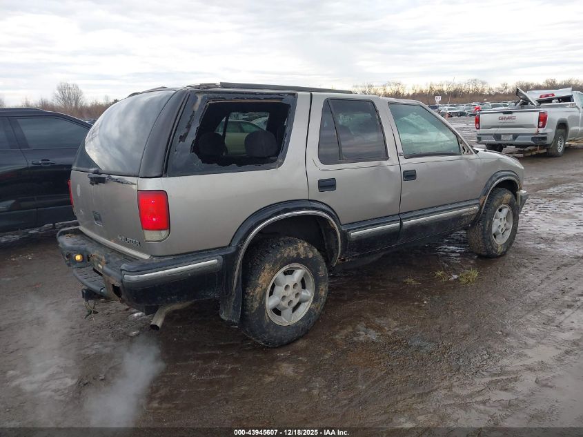 1999 Chevrolet Blazer Ls VIN: 1GNDT13W4X2196996 Lot: 43945607