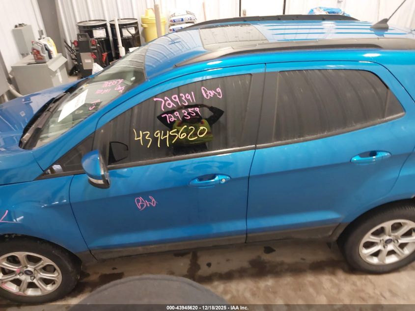 2018 Ford Ecosport Se VIN: MAJ6P1UL2JC249731 Lot: 43945620