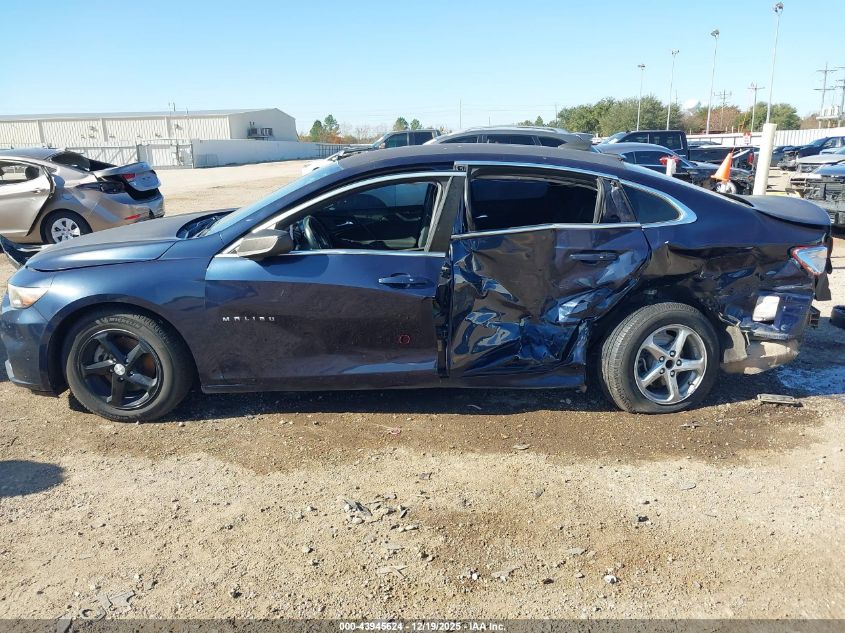 2017 Chevrolet Malibu Ls VIN: 1G1ZB5ST8HF115257 Lot: 43945624