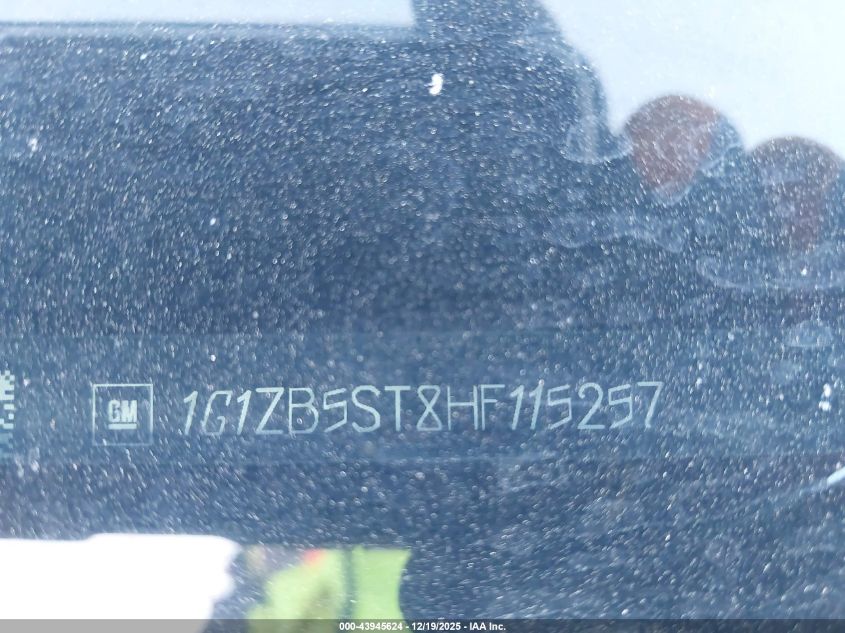 2017 Chevrolet Malibu Ls VIN: 1G1ZB5ST8HF115257 Lot: 43945624