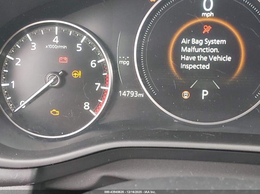 2025 Mazda Mazda3 2.5 S Select Sport VIN: JM1BPAKM6S1770890 Lot: 43945626