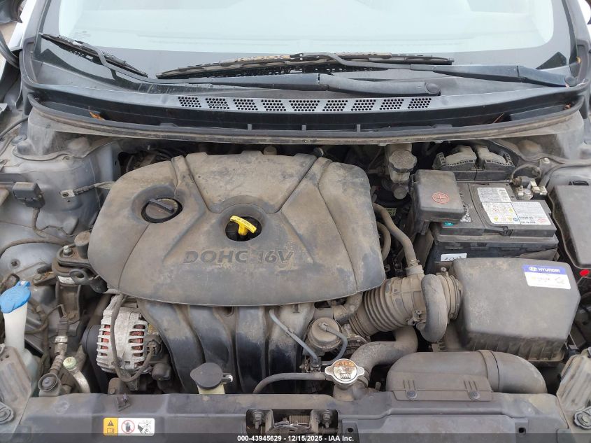 2013 Hyundai Elantra Gls VIN: KMHDH4AE1DU945402 Lot: 43945629