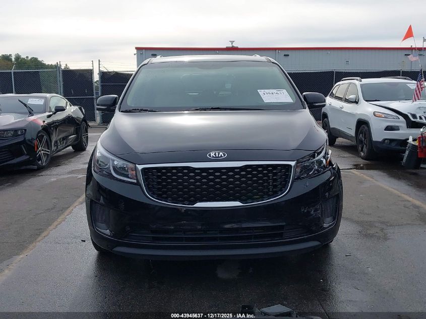 2016 Kia Sedona Lx VIN: KNDMB5C19G6118925 Lot: 43945637