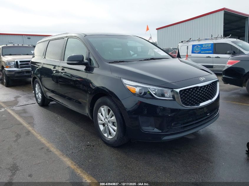 2016 Kia Sedona Lx VIN: KNDMB5C19G6118925 Lot: 43945637