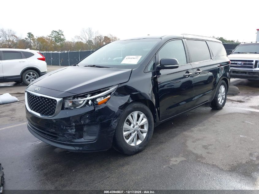 2016 Kia Sedona Lx VIN: KNDMB5C19G6118925 Lot: 43945637