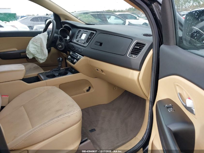 2016 Kia Sedona Lx VIN: KNDMB5C19G6118925 Lot: 43945637