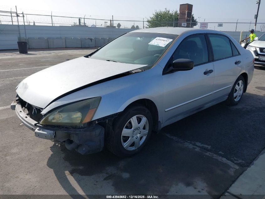 2005 Honda Accord 2.4 Dx VIN: 1HGCM56155A058929 Lot: 43945652