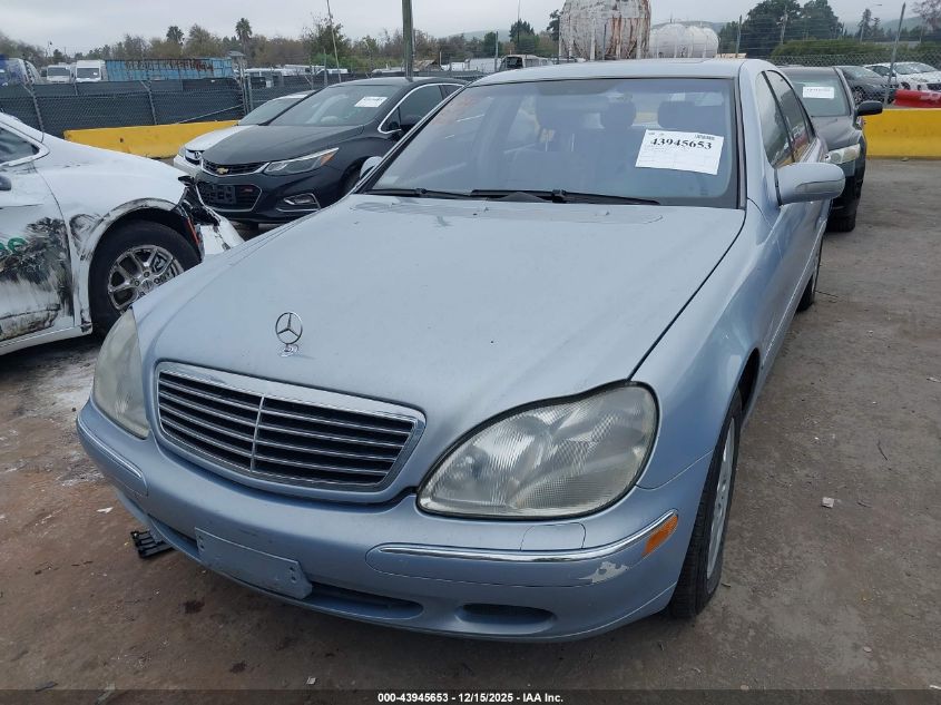 2001 Mercedes-Benz S 430 VIN: WDBNG70JX1A201479 Lot: 43945653