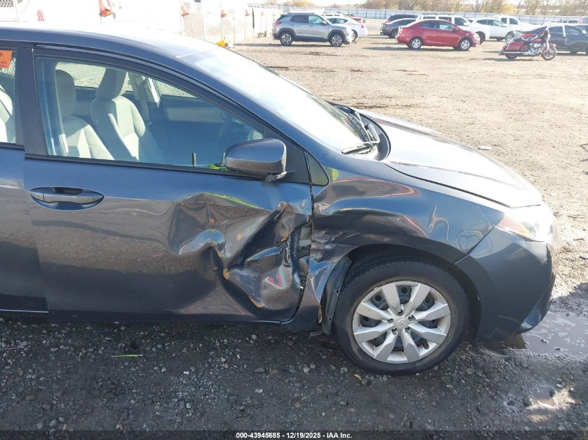 2016 Toyota Corolla Le VIN: 5YFBURHE1GP513551 Lot: 43945685