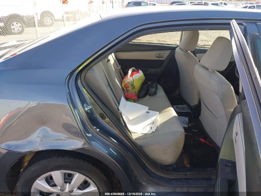 2016 Toyota Corolla Le VIN: 5YFBURHE1GP513551 Lot: 43945685