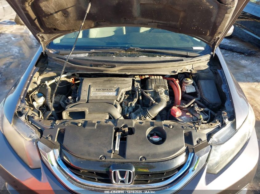 2014 Honda Civic Hybrid VIN: 19XFB4F25EE001017 Lot: 43945696