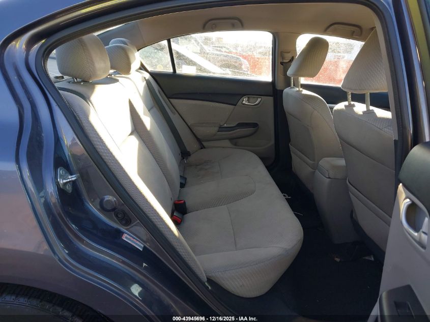 2014 Honda Civic Hybrid VIN: 19XFB4F25EE001017 Lot: 43945696