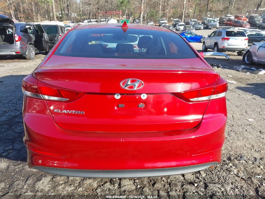 2017 Hyundai Elantra Value Edition VIN: KMHD84LF9HU357064 Lot: 43945697