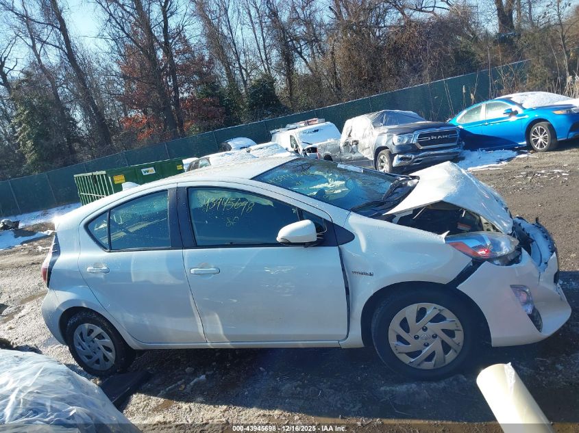 2016 Toyota Prius C Two VIN: JTDKDTB30G1136932 Lot: 43945698