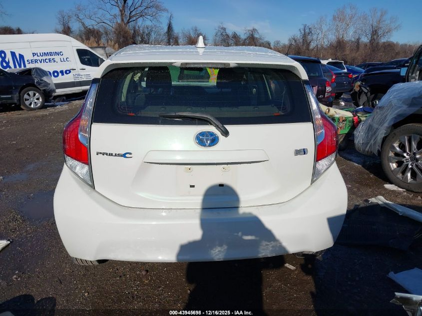 2016 Toyota Prius C Two VIN: JTDKDTB30G1136932 Lot: 43945698