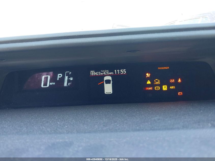 2016 Toyota Prius C Two VIN: JTDKDTB30G1136932 Lot: 43945698