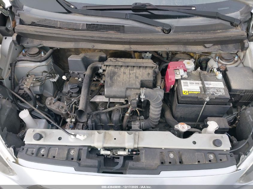 2017 Mitsubishi Mirage Es VIN: ML32A3HJ2HH020125 Lot: 43945699