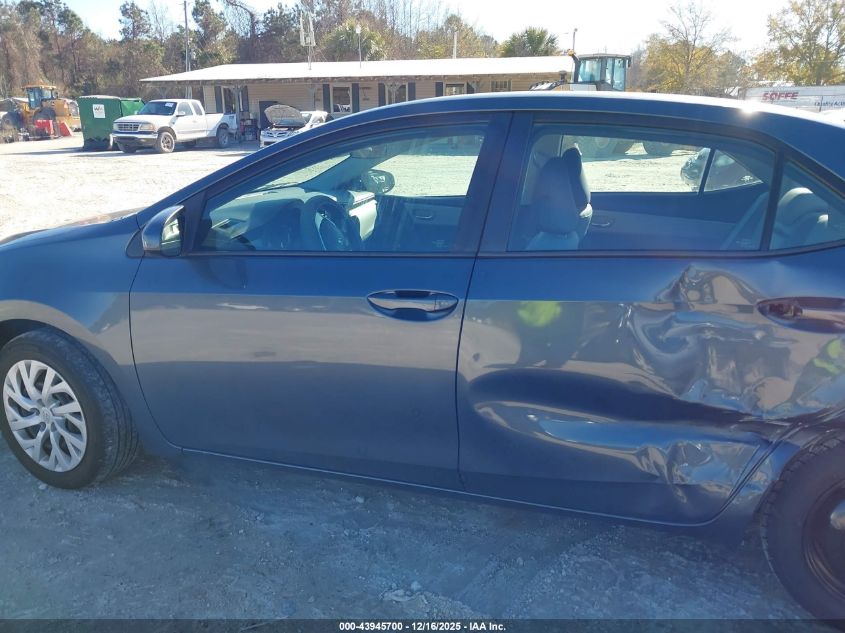 2019 Toyota Corolla Le VIN: 5YFBURHE0KP867795 Lot: 43945700