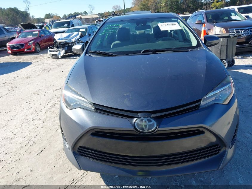 2019 Toyota Corolla Le VIN: 5YFBURHE0KP867795 Lot: 43945700
