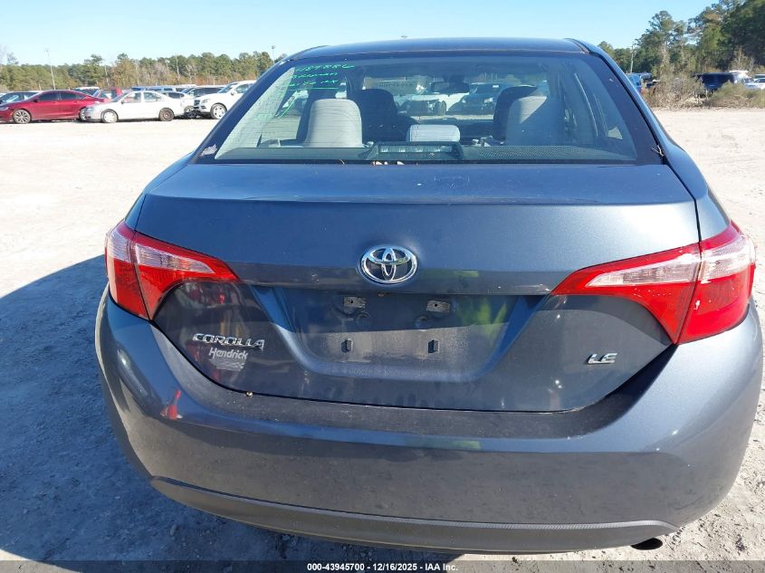 2019 Toyota Corolla Le VIN: 5YFBURHE0KP867795 Lot: 43945700