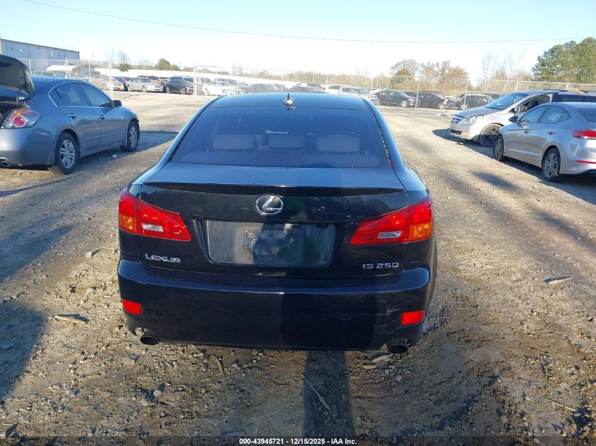 2008 Lexus Is 250 VIN: JTHBK262285067056 Lot: 43945721