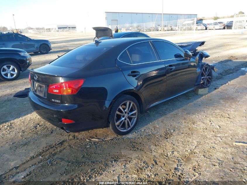 2008 Lexus Is 250 VIN: JTHBK262285067056 Lot: 43945721