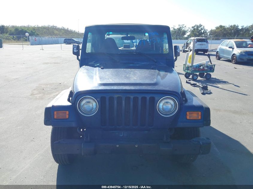 2002 Jeep Wrangler X VIN: 1J4FA39S12P769995 Lot: 43945754