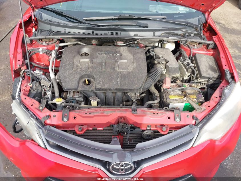 2016 Toyota Corolla Le VIN: 2T1BURHE5GC510717 Lot: 43945755