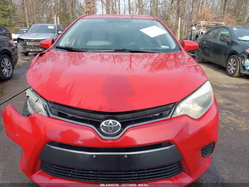 2016 Toyota Corolla Le VIN: 2T1BURHE5GC510717 Lot: 43945755