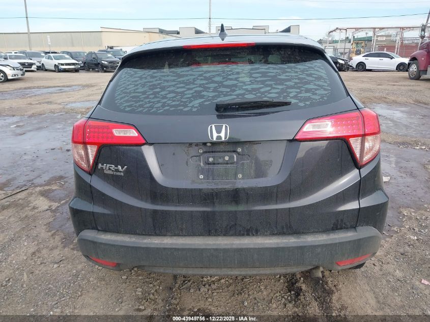 2017 Honda Hr-V Lx VIN: 3CZRU5H31HM708543 Lot: 43945756