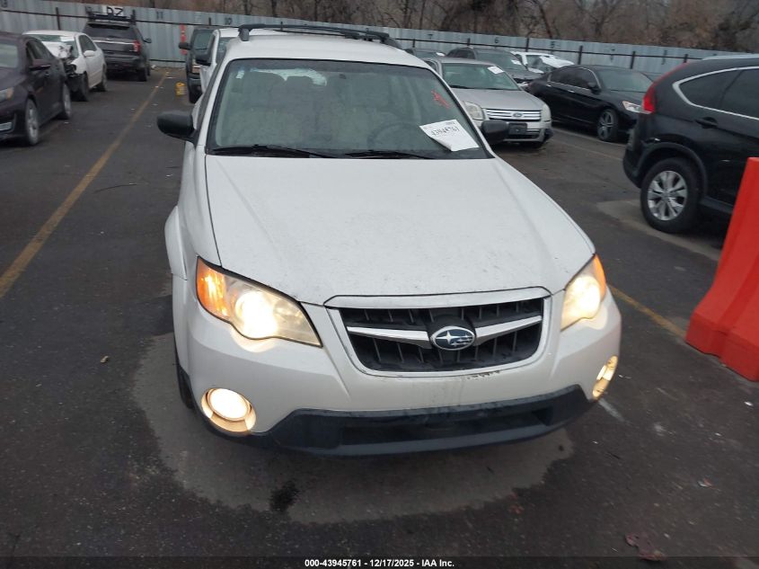 2008 Subaru Outback VIN: S4SBP61C187354012 Lot: 43945761