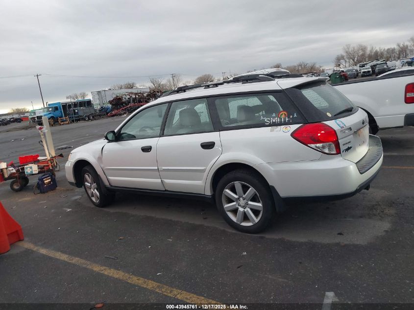 2008 Subaru Outback VIN: S4SBP61C187354012 Lot: 43945761