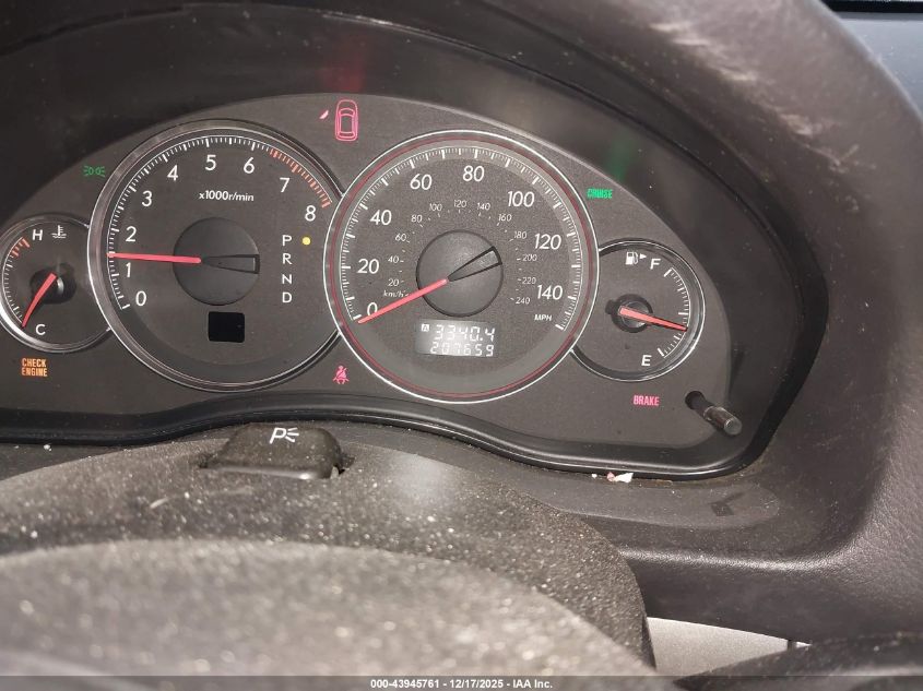 2008 Subaru Outback VIN: S4SBP61C187354012 Lot: 43945761