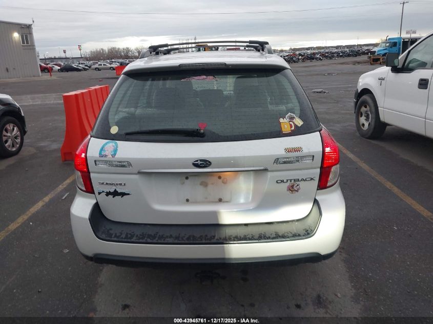 2008 Subaru Outback VIN: S4SBP61C187354012 Lot: 43945761