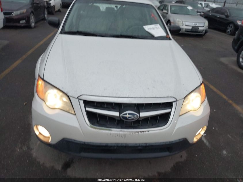 2008 Subaru Outback VIN: S4SBP61C187354012 Lot: 43945761