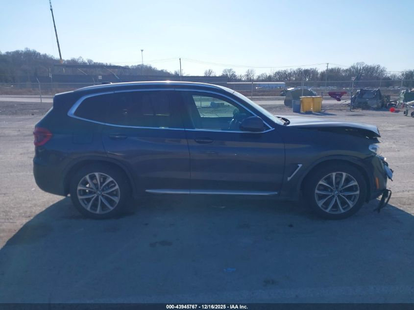 2019 BMW X3 xDrive30I VIN: 5UXTR9C56KLR05910 Lot: 43945767