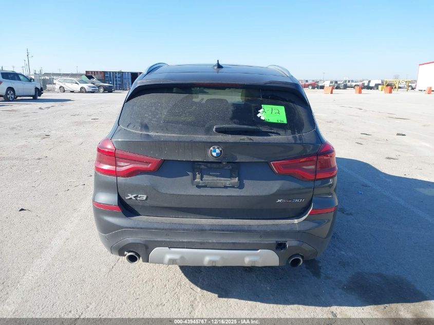 2019 BMW X3 xDrive30I VIN: 5UXTR9C56KLR05910 Lot: 43945767