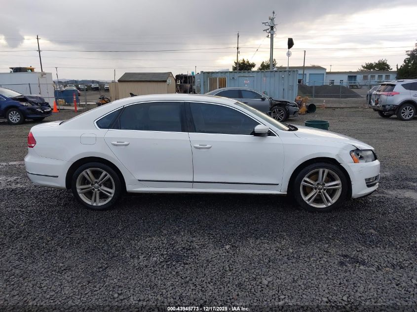 2013 Volkswagen Passat 2.0L Tdi Sel Premium VIN: 1VWCN7A33DC102443 Lot: 43945773